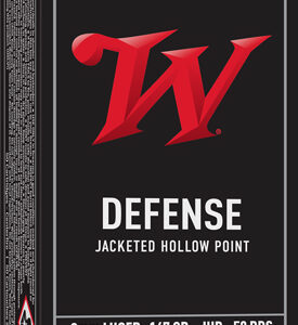 WINCHESTER DEFENSE 9MM LUGER - 115GR JHP 50RD 10BX/CS