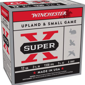 WINCHESTER SUPER-X 12GA 2.75" - 1-1/4OZ #6 1330FPS 25RD 10BX/C