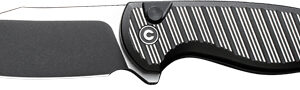 CIVIVI KNIFE STORMHOWL 3.3" - BLACK ALUMINUM/BLACK STONEWASH