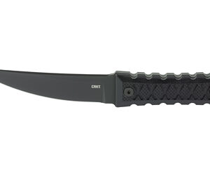 CRKT HZ4 4.76" PLN EDGE BLK W/SHEATH