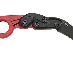 CRKT PROVOKE RED 2.47" PLAIN EDGE