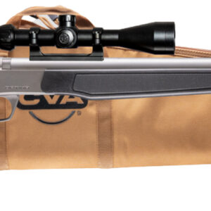 CVA OPTIMA 50CAL BLK 26 SS FLUTED SCOPE PKG