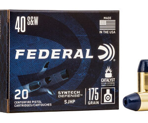 FED SYN DEF 40S&W 175GR SJHP 20/200