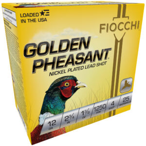 FIO GOLDEN PHEASANT 12GA 2.75 1 3/8OZ #4 25/10