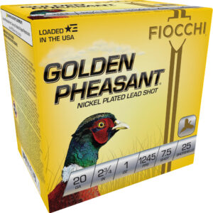 FIO GOLDEN PHEASANT 20GA 2.75 1OZ #7.5 25/10