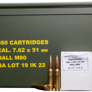 GO IGMAN 7.62X51 M80 (2) 560RD CANS CRATE