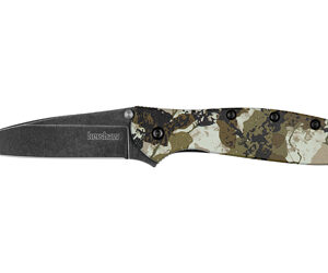 KERSHAW LEEK 3" KINGS CAMO BLKWASH