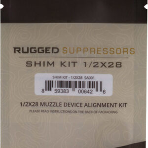 RUGGED SUPPRESSORS SHIM KIT - 1/2X28
