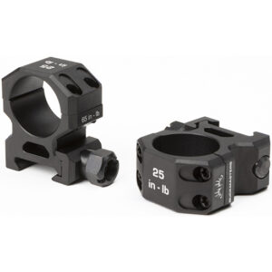SIG BUCKMASTERS RING SET 1IN HIGH ALUMINUM BLK