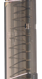 ETS MAGAZINE S&W SHIELD 9MM - 9RD EXTENDED CARBON SMOKE