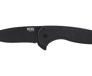 SOG AEGIS FLK 3.25" DROP PT BLK