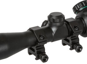 TRUGLO CROSSBOW SCOPE 4X32 - BLACK WITH RINGS