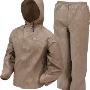 FROGG TOGGS RAIN SUIT MENS - ULTRA LITE 2 X-LARGE KHAKI