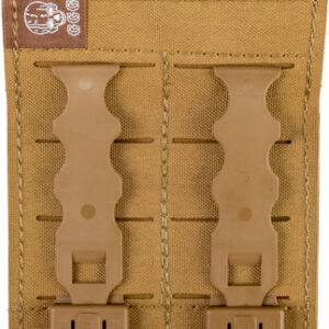 GREY GHOST DOUBLE PISTOL MAGNA - MAG POUCH LAMINATE COYOTE BRN