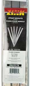 ZINK DECOY STRAP WEIGHTS - 4OZ 6 PACK