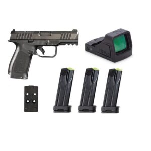 Rost Martin RM1C Handgun Bundle 9mm Luger 10rd (4) Magazines 4" Barrel Black Viridian Red Dot Pistol Case