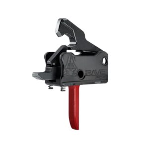 Rise Armament Rave PCC Single Stage Rifle Trigger 3.5 lb Flat Red