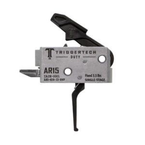 TriggerTech AR Duty Trigger Single-Stage 3.5 lb Flat Black