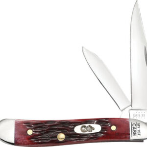 CASE KNIVES MY FIRST CASE - PEACH SEED JIG OLD RED PEANUT