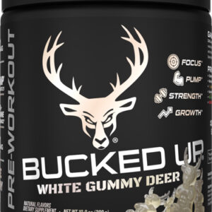 BUCKED UP PRE-WORKOUT WHITE - GUMMY DEER PINEAPPLE 30SERVING