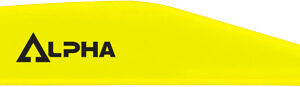 BOHNING ALPHA AR 1250 VANE - 2.8" NEON YELLOW 36PK