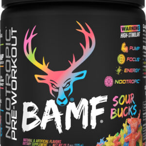 BUCKED UP PRE-WORKOUT BAMF - SOUR BUCKS 30 SERVINGS
