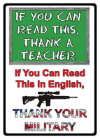 RIVERS EDGE TIN SIGN 12"X17" - "IF YOU CAN READ THIS SIGN"