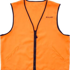 ALLEN DELUXE HUNTING VEST - ORANGE LARGE 2 FRONT POCKETS