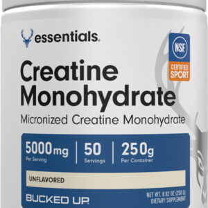 BUCKED UP CREATINE MONOHYDRATE - UNFLAVORED 50 SERVINGS