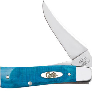 CASE KNIVES CARIBBEAN BLUE - BONE SAWCUT JIG RUSSLOCK