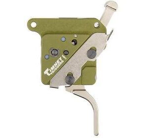 Olive-green strap cutter with extended silver blade, a compact tool used to cut packaging straps or tape.