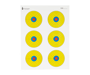 ACTION TGT BRIGHT 6 BULLSEYE 100PK