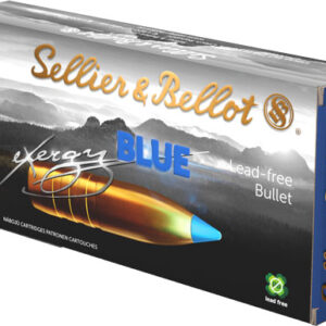 Sellier & Bellot Energy Blue lead-free bullets box, 20 rounds.