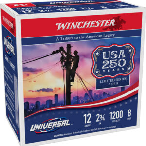 WINCHESTER LIGHT TARGET 12GA - 2.75" 1-1/8 #8 200RD CASE