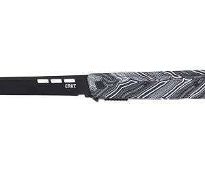 CRKT ZEPHYR 3.22" PLAIN EDGE WHT/BLK