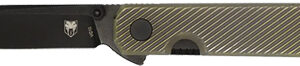 COBRATEC BLACKJACK FOLDER 3" - G-10 BLACK TITANIUM BRZ SCALES