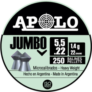 HATSAN APOLO 22 JUMBO - 22 GRAIN 250 PACK