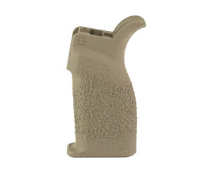 Tan textured vertical foregrip for a rifle accessory