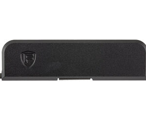 Black rectangular electronic dock with rounded corners and small side extensions on both ends, featuring a subtle emblem on the left side.