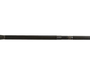 Long black, baton-like tool shown horizontally, with a light wood tip on the left and metal fittings toward the right.