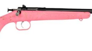 CRICKETT RIFLE G2 22LR PINK - SYNTHETIC/GOLD WEB BLUED