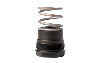 Gas spring/damper component showing a coiled spring above a black threaded housing.