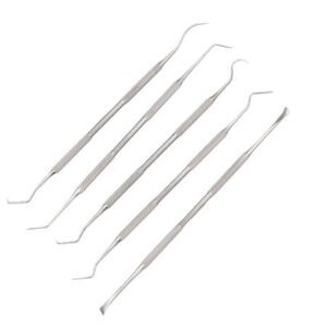 KLEENBORE 5PC GUN PICK TOOL - SET STAINLESS DOUBLE ENDED