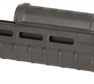 Plastic rifle fore-end handguard/rail cover with three ventilation slots and a textured surface.