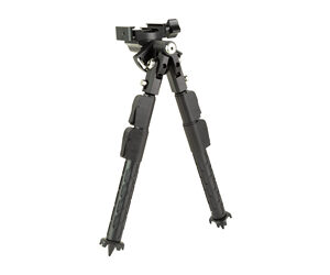 Black camera tripod with three extendable legs and a mounted head on a white background.