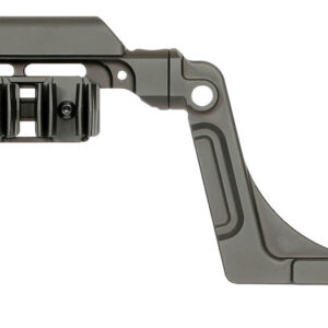 Modular rifle buttstock with adjustable cheek rest and multiple mounting slots