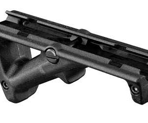 Black polymer rifle buttstock with a top Picatinny rail, shown from the side.