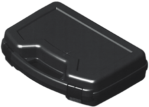 MTM SINGLE HANDGUN CASE - UP TO 6" BARREL LOCKABLE