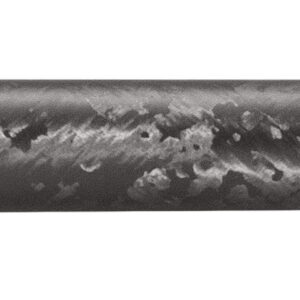 Long metal rod with a dark textured middle section and shiny end fittings; looks like a drill shaft.