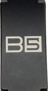 Black plastic adapter with a silver 'B5' logo on the front and a metal connector at the top.